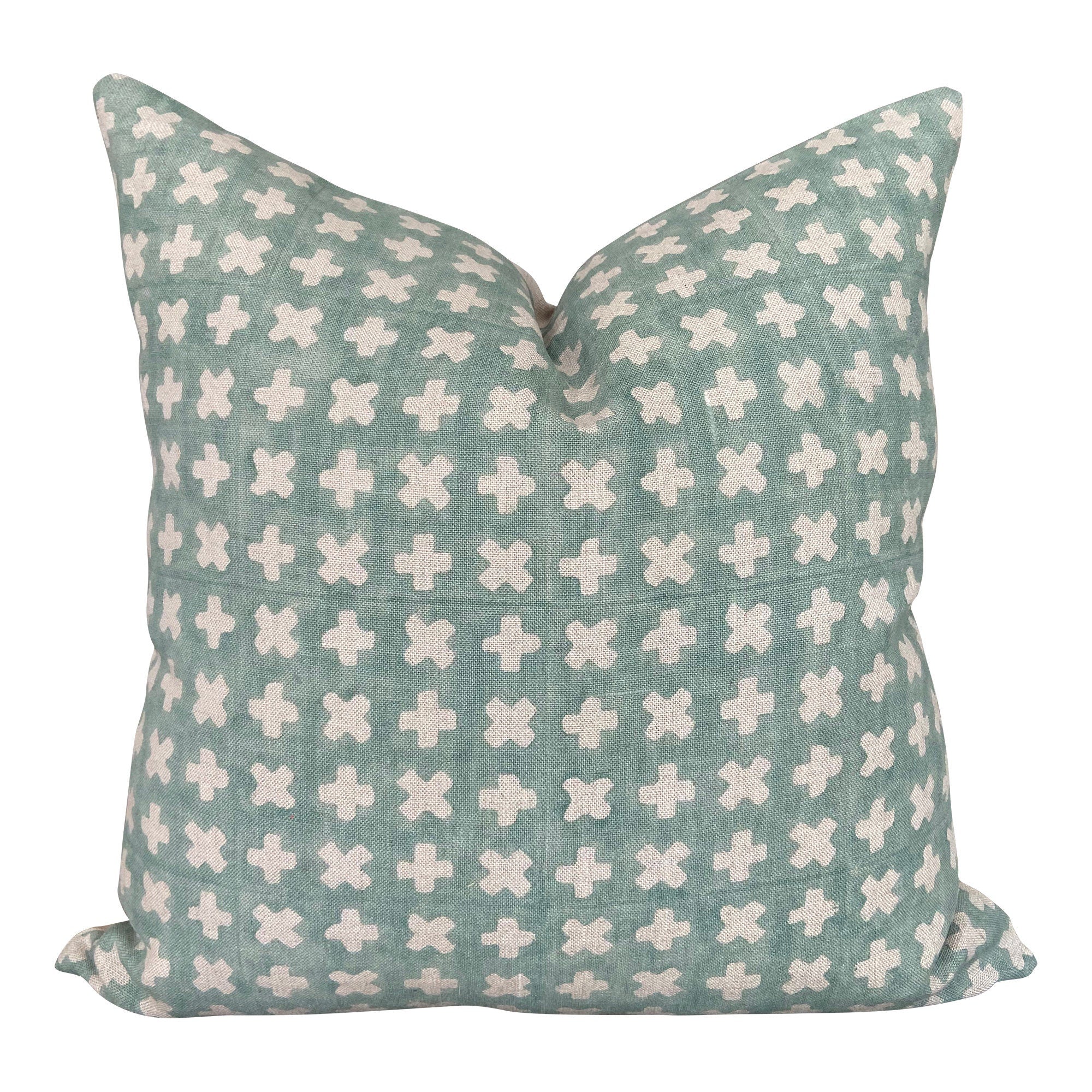 Bastideaux Bogo Pale Sea Designer Throw Pillow - Luxury Home Decor for Living Room, Bedroom & Sofa
