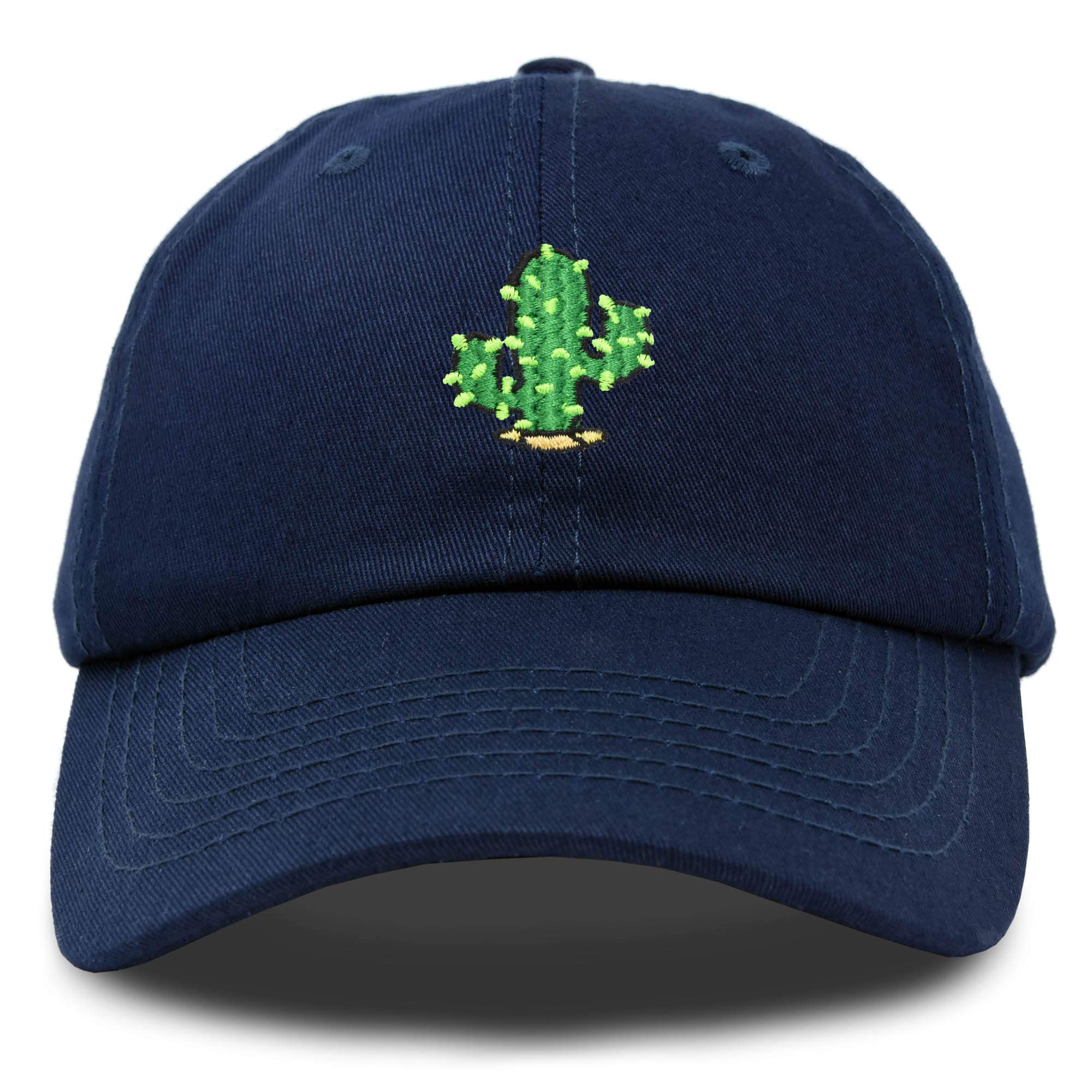 DALIX Women's Saguaro Cactus Baseball Cap - Soft Washed Cotton Succulent Design Sun Hat for Outdoor Hiking, Gardening & Summer Fashion