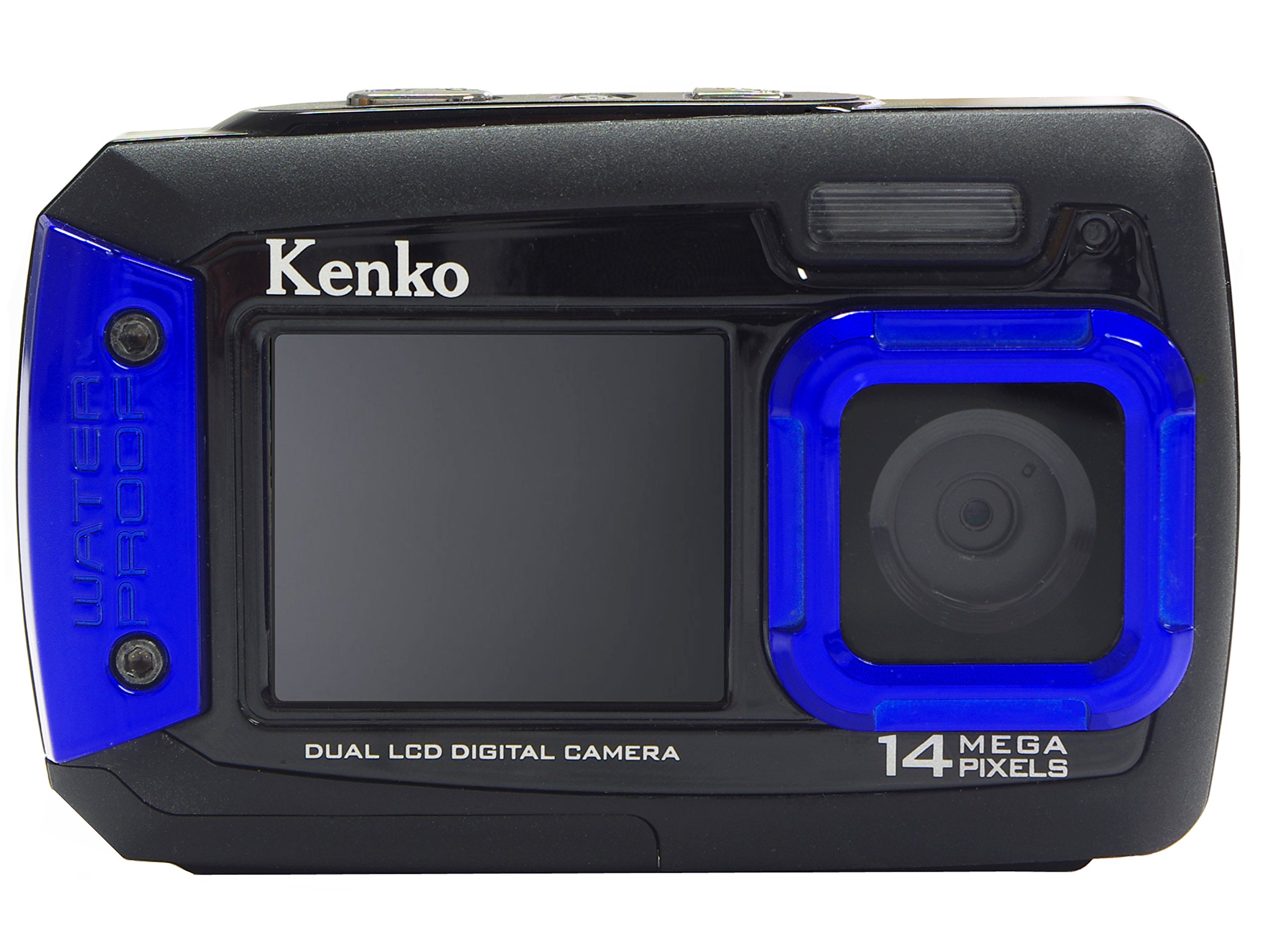 Kenko Waterproof Digital Camera DSC1480DW - IPX8 Waterproof, 1.5m Drop Proof, Dual Monitor for Underwater Photography, Travel & Outdoor Adventures