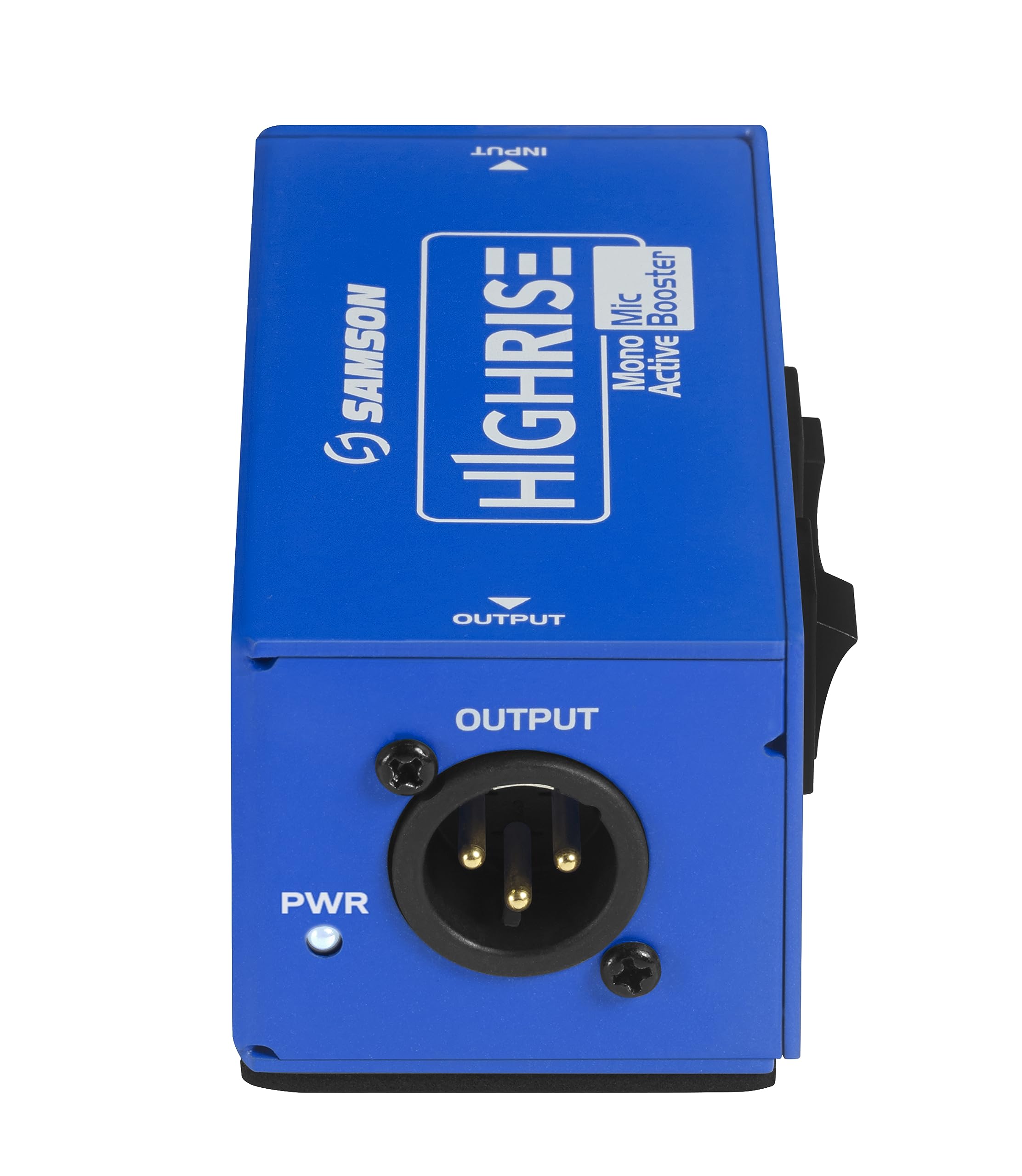 Samson Highrise Mono Active Mic Booster - Inline Preamp for Dynamic & Ribbon Microphones | Studio Recording, Podcasting & Live Performance Enhancement