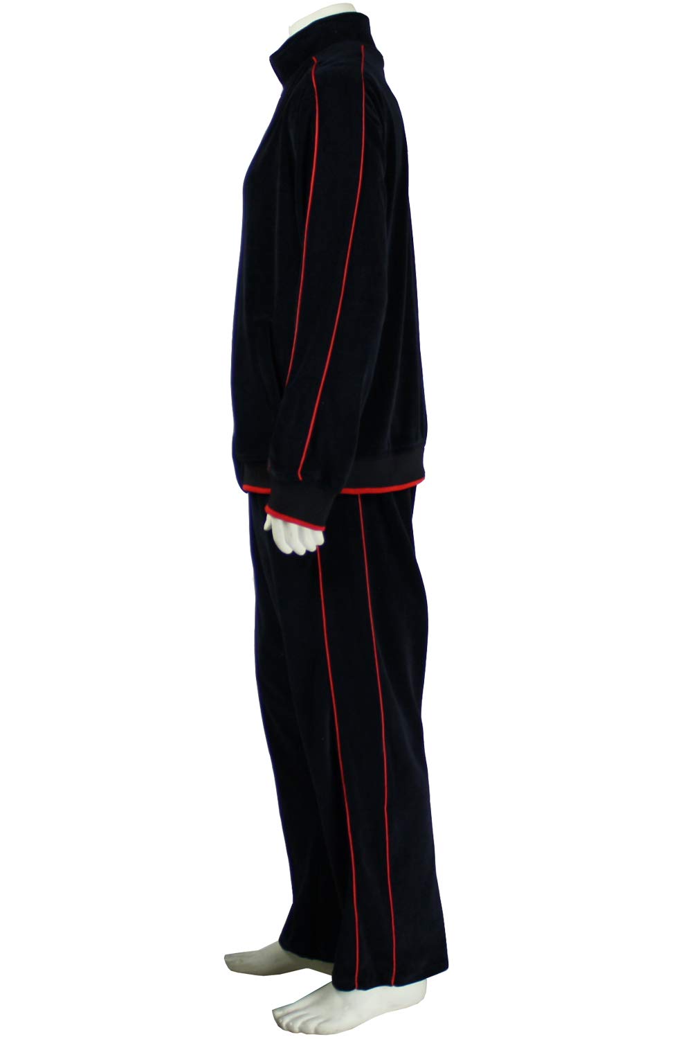 Men's Velour Tracksuit Set - Soft & Comfortable Lounge Wear for Casual Outfits, Gym, and Home Relaxation