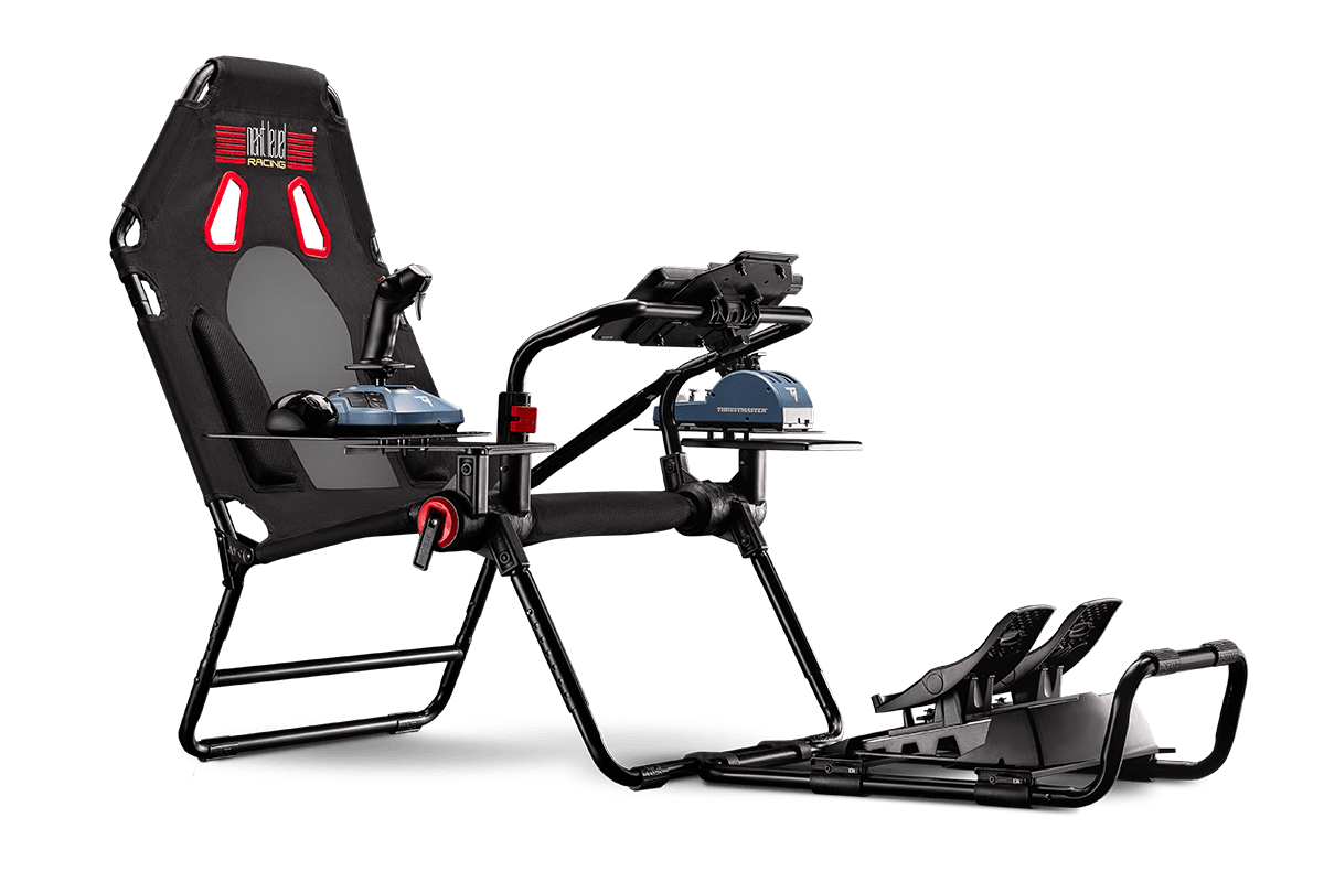 Next Level Racing Flight Simulator Lite Cockpit - Adjustable Racing Seat for Flight Simulation Games | Perfect for PC & Console Flight Sims, Home Cockpit Setup & Aviation Enthusiasts