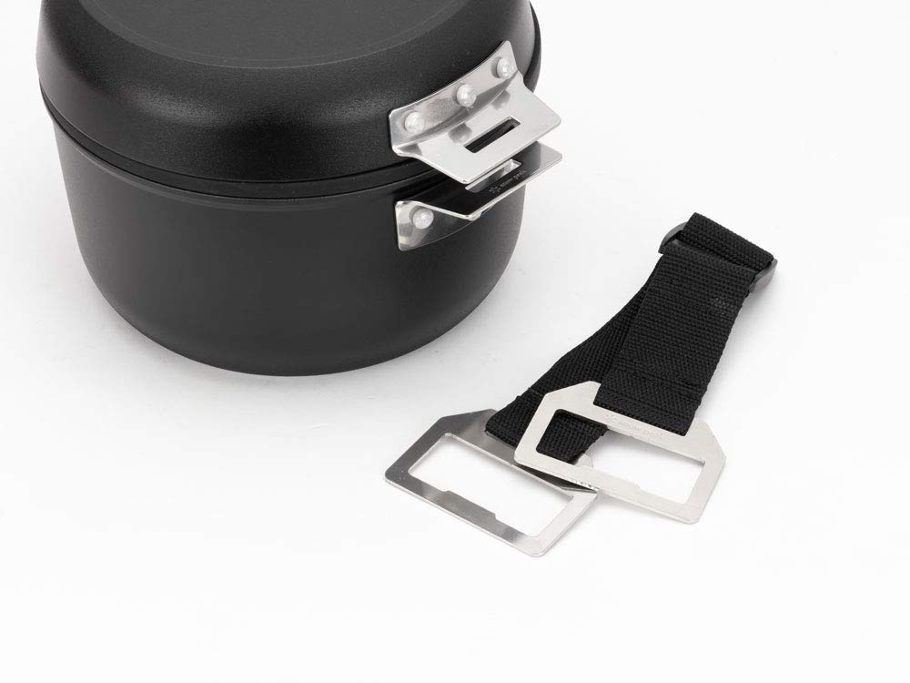 Snow Peak Titanium Camping Cookware Set - Lightweight Portable Outdoor Cooking Gear for Backpacking, Hiking & Camping | Perfect for Camp Stoves & Backcountry Adventures