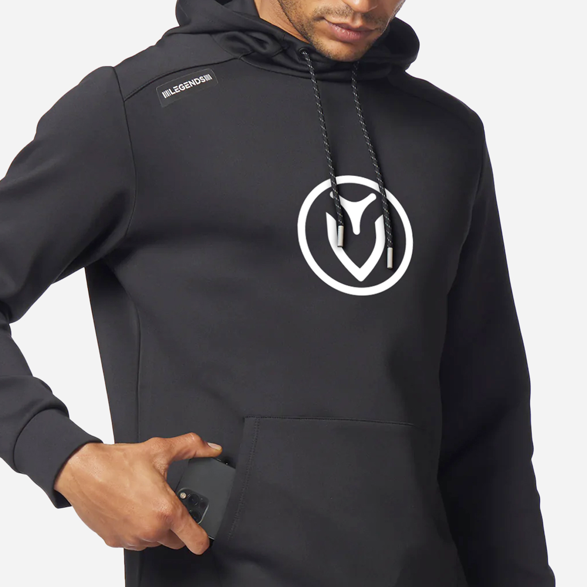 VESSEL x LEGENDS Hawthorne Tech Hoodie - Premium Streetwear Hooded Sweatshirt for Men & Women | Comfortable & Stylish for Urban Fashion, Gym & Outdoor Activities