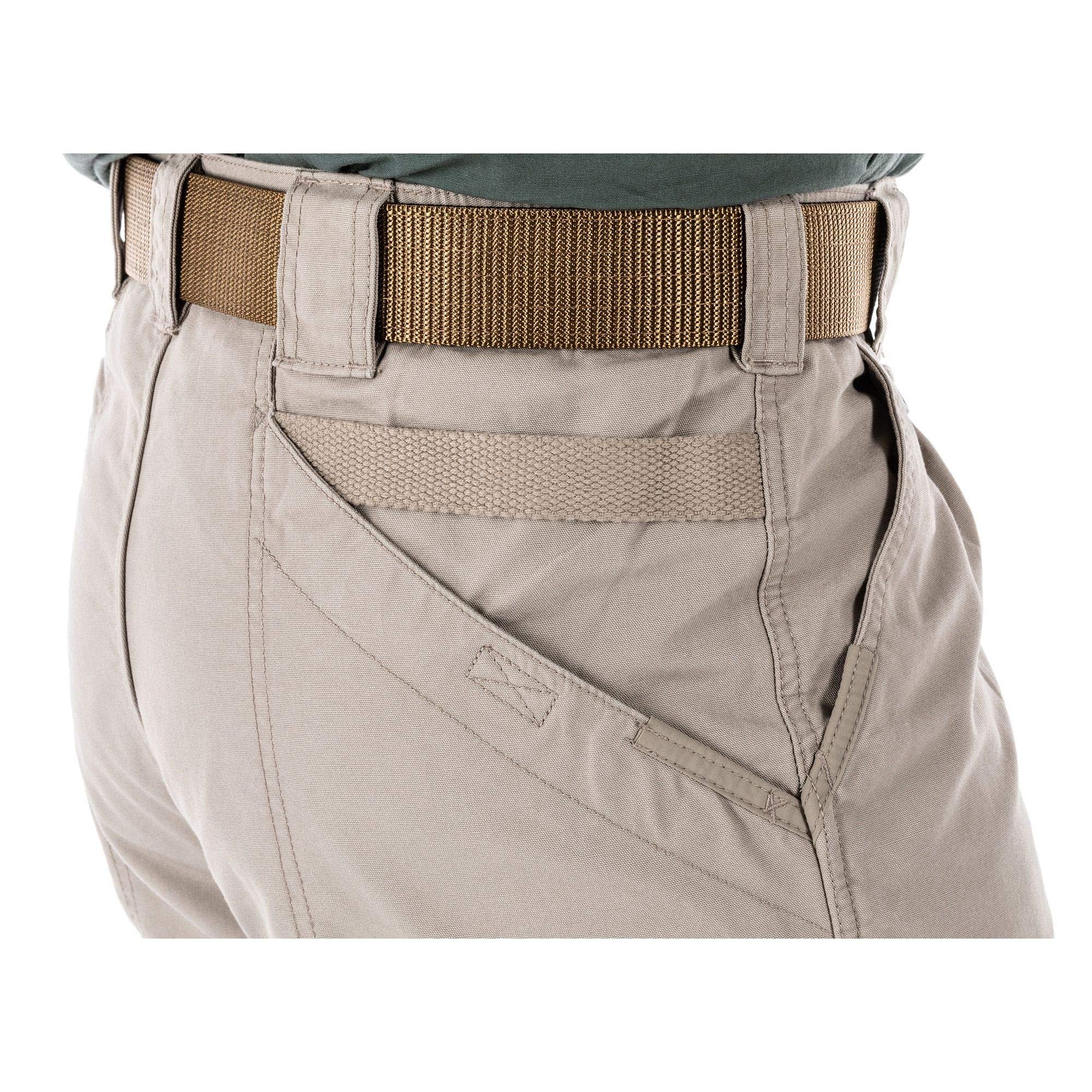 5.11 Tactical Men's Active Work Pants - Durable 100% Cotton with Double Reinforced Knees | Superior Fit for Outdoor Work, Hiking & Tactical Use | Style 74251