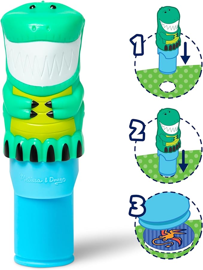M&D Sticker Wow! Dinosaur Activity Pad Set for Kids - Fun Learning & Creative Play at Home, School, or Travel