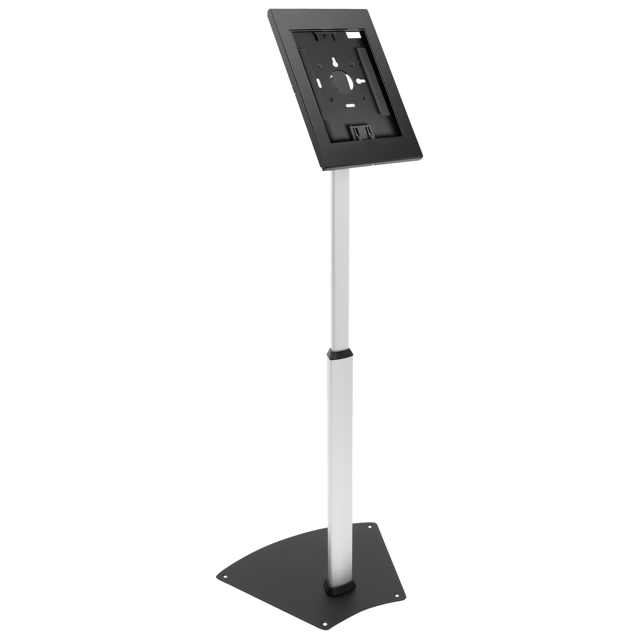Mount-It! Anti-Theft Adjustable Floor Stand for iPad 10/9/8, iPad Pro 11/10.5, iPad Air 10.5 - Secure Steel Kiosk with Locking Mechanism for Retail Stores, Business Displays & Public Spaces