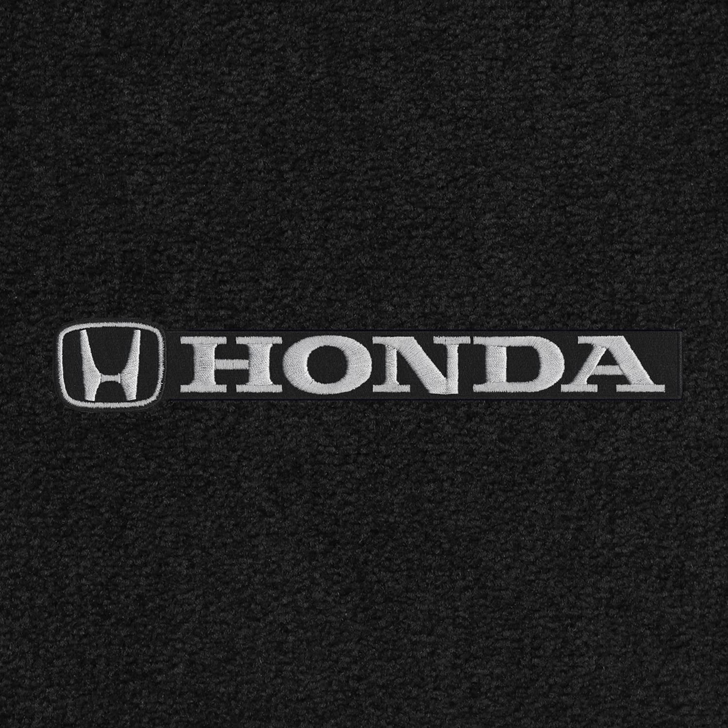 Premium Custom-Fit Carpeted Floor Mats for 2008-2012 Honda Accord Coupe - 4-Piece Set (Front & Rear) with Silver Honda Logo - Black Luxury Car Floor Liners | Perfect for Daily Commuting, Road Trips & Protecting Your Vehicle Interior