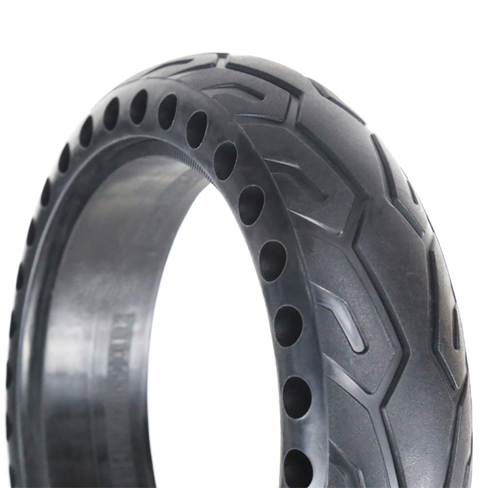 10X2.125 Solid Tire for Electric Scooter - Honeycomb Design Puncture-Proof Replacement Tire - Front/Rear Wheel Explosion-Proof Rubber Wheel - Perfect for Commuting, Campus Use & Urban Mobility