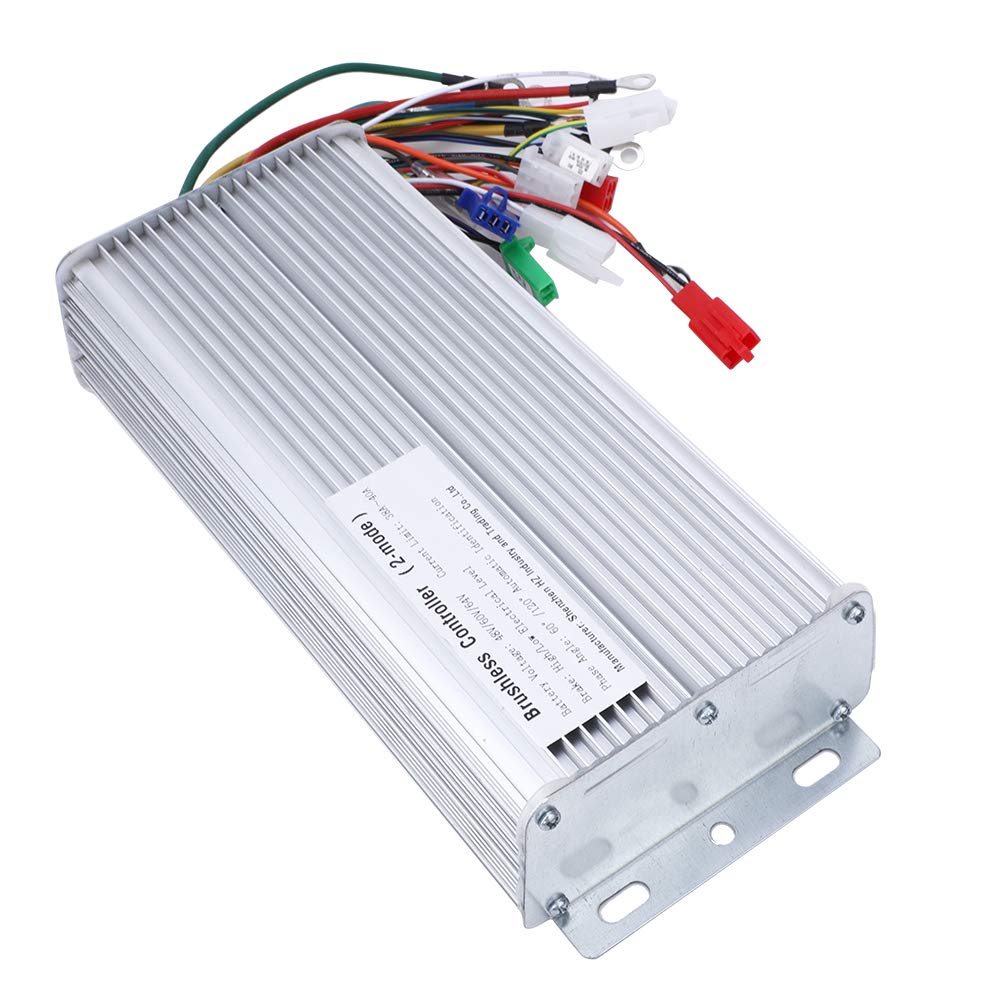Alomejor 48V 60V 64V Brushless Motor Controller - Sine Wave E-Bike Speed Controller for Electric Bicycles & Scooters - Perfect for Commuting, Off-Road & Urban Riding