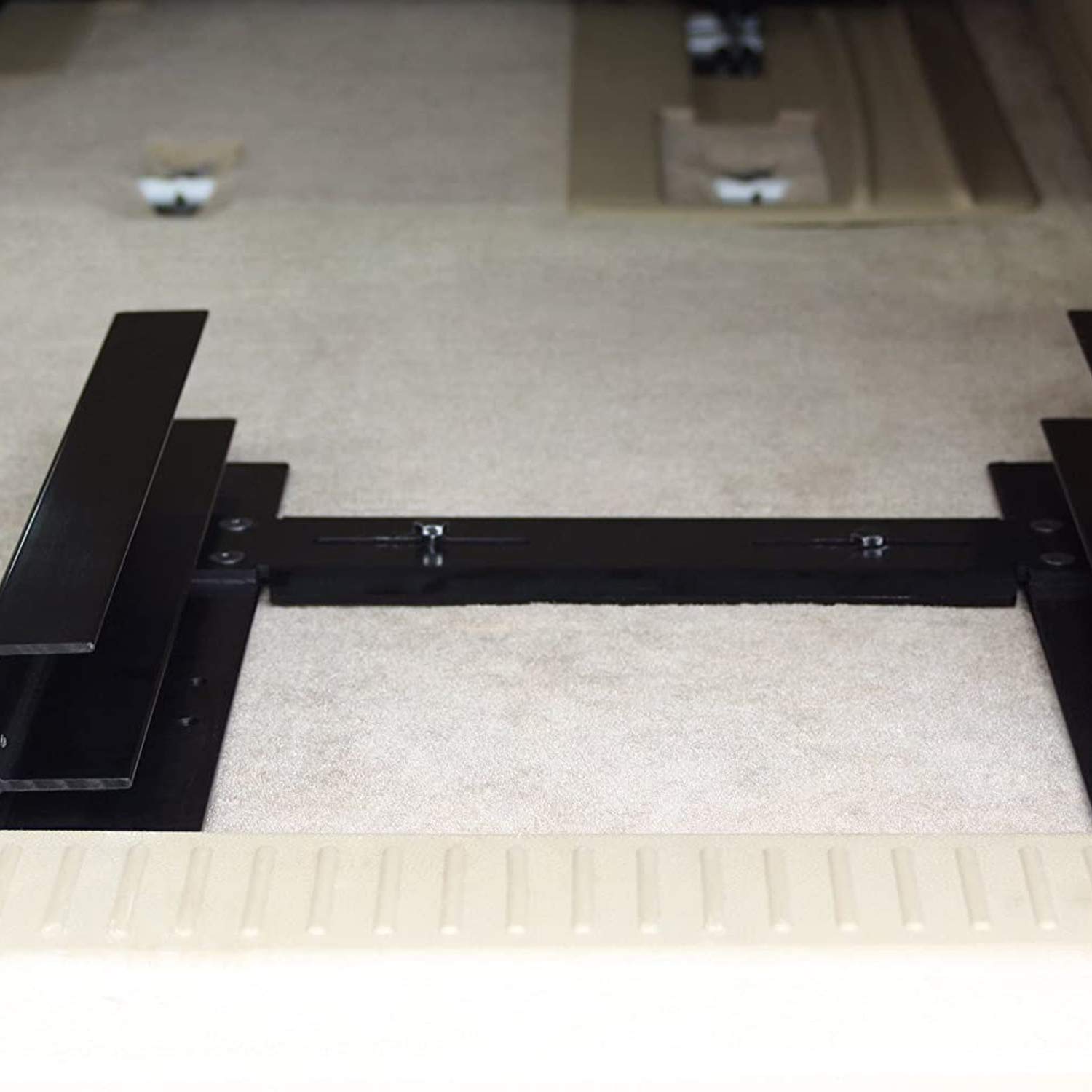 DU-HA 70104 Black Under Seat Truck Storage Organizer - Heavy Duty Slide Bracket Tote for Pickup Trucks, SUVs & Vans - Perfect for Tools, Gear & Work Equipment Organization