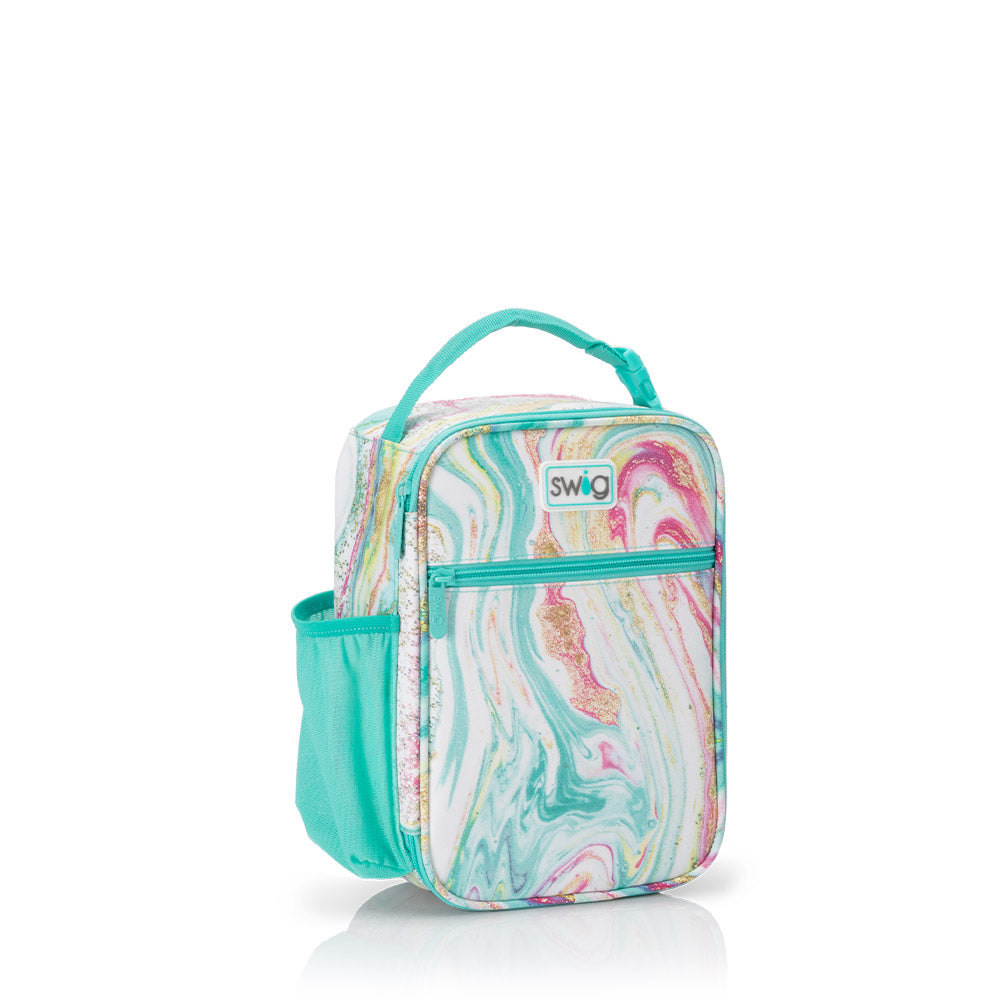 Insulated Lunch Bag for Work & School - Leakproof Wanderlust Boxxi Lunch Tote for Adults & Kids - Perfect for Office, Picnics & Travel
