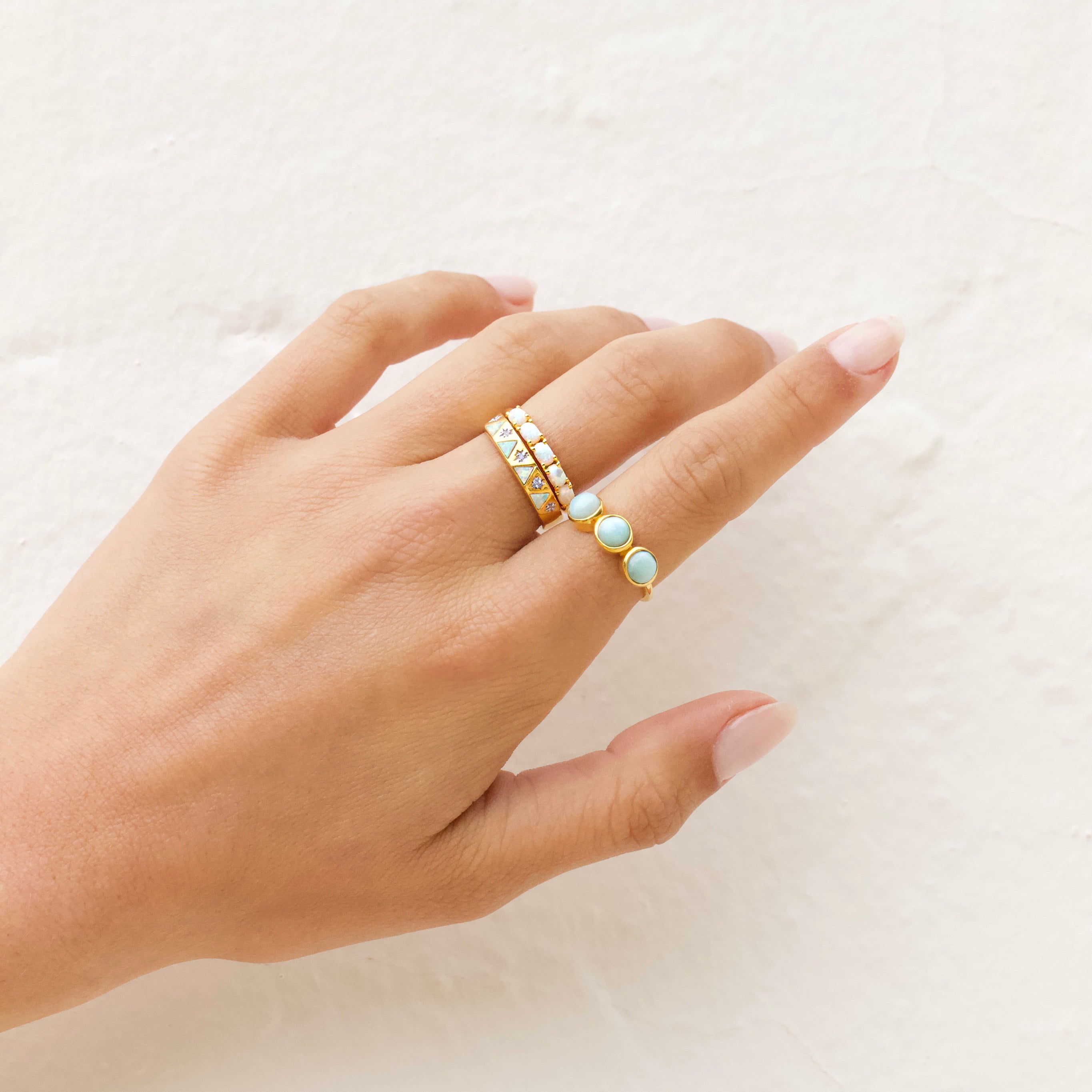 Stunning Izar Opal & Diamond Ring for Women – Elegant Wedding Band, Anniversary Gift, or Everyday Jewelry – Perfect for Special Occasions & Daily Wear