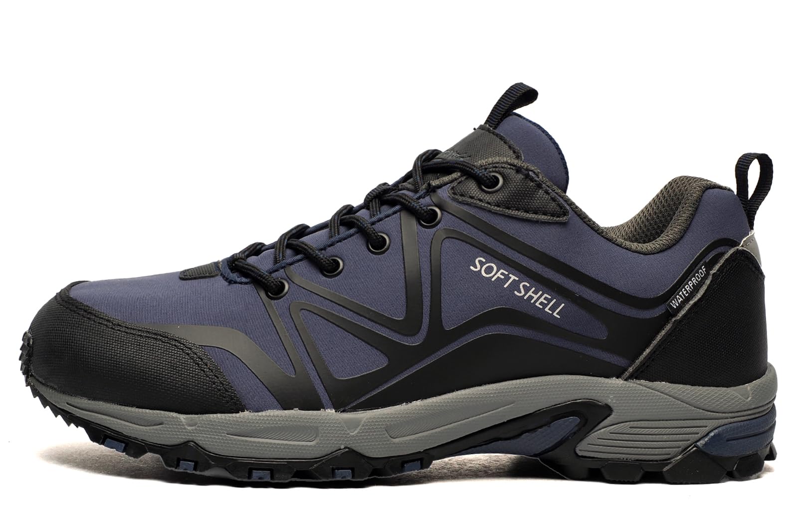 Men's Abbeydale Low Hiking Boots - Waterproof Outdoor Shoes for Trekking & Trail Walking - US Size 12 - Blue/Black/Gray Options - Perfect for Camping, Hiking & Mountain Adventures