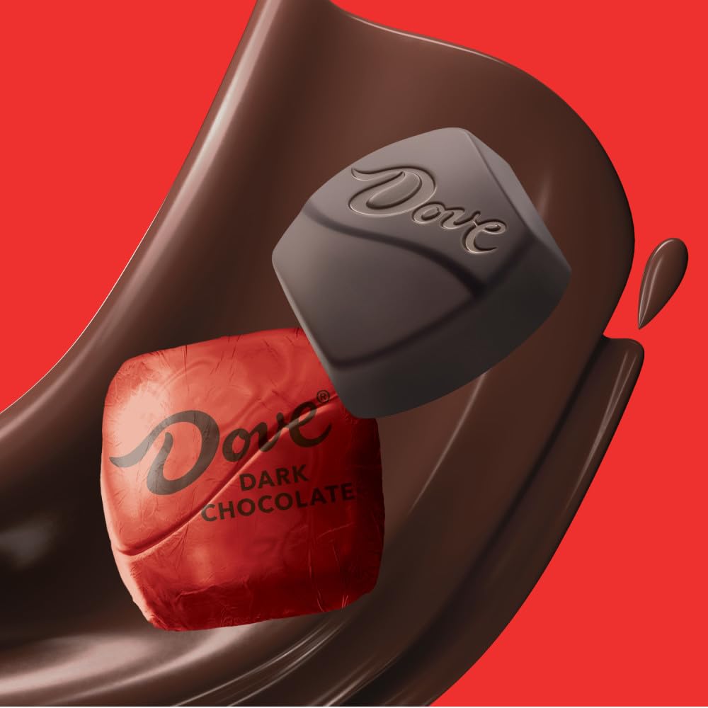 DOVE PROMISES Dark Chocolate Easter Candy - 7.61 oz Bag (Pack of 8) | Premium Chocolate Gifts for Easter Basket, Holiday Party Favors, Office Treats & Family Celebrations