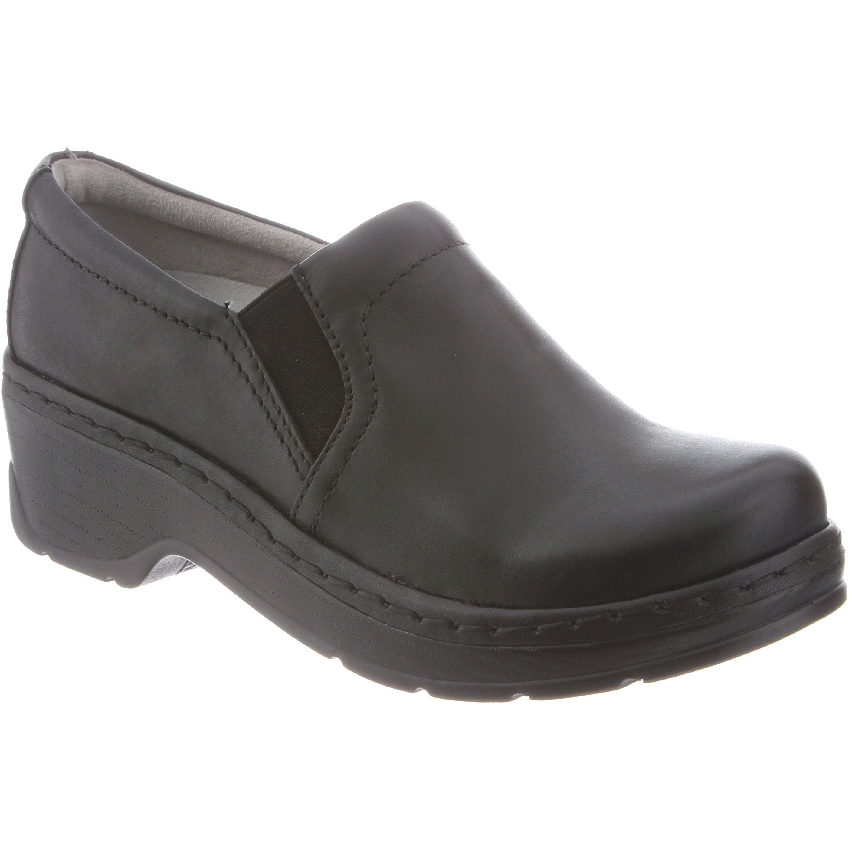 KLOGS Naples Black Smooth Leather Sandals - Medium & Wide Width Comfortable Walking Shoes for Women | Perfect for Beach, Vacation & Casual Outings