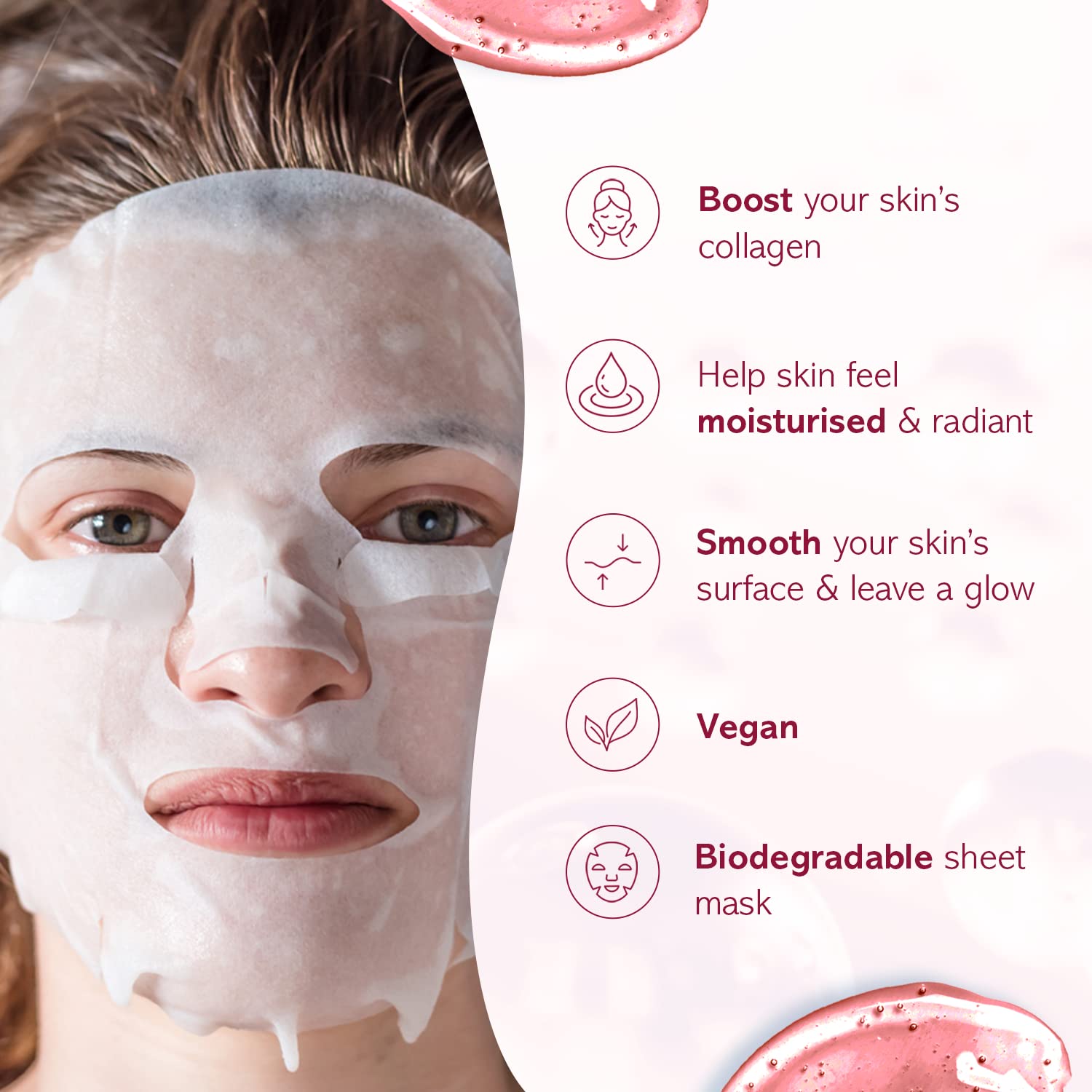 7th Heaven Retinol Nutriactive Rejuvenating Sheet Mask with Amino Acids - Hydrating & Brightening Facial Mask for Glowing Skin | Perfect for Nighttime Skincare Routine & Spa Days