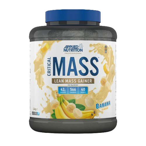 Applied Nutrition Critical Mass Professional Weight Gainer - Banana Flavor, 2400g for Muscle Growth & Recovery | Perfect for Post-Workout & Bulking Phases