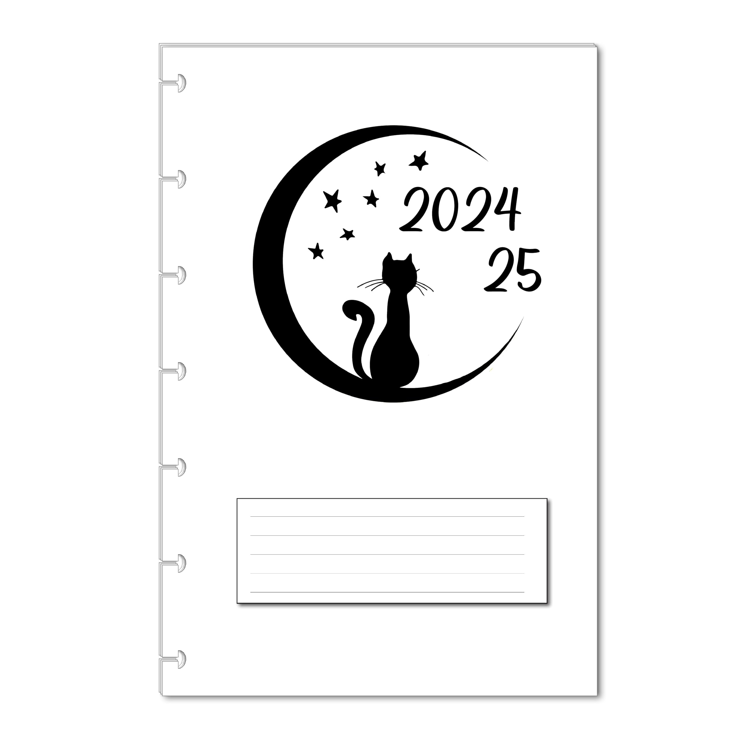 2024-2025 18-Month Refill Pages for 7-Disc Mini Happy Planners & NOTIQ Mini Capsule (S6) - 4.5