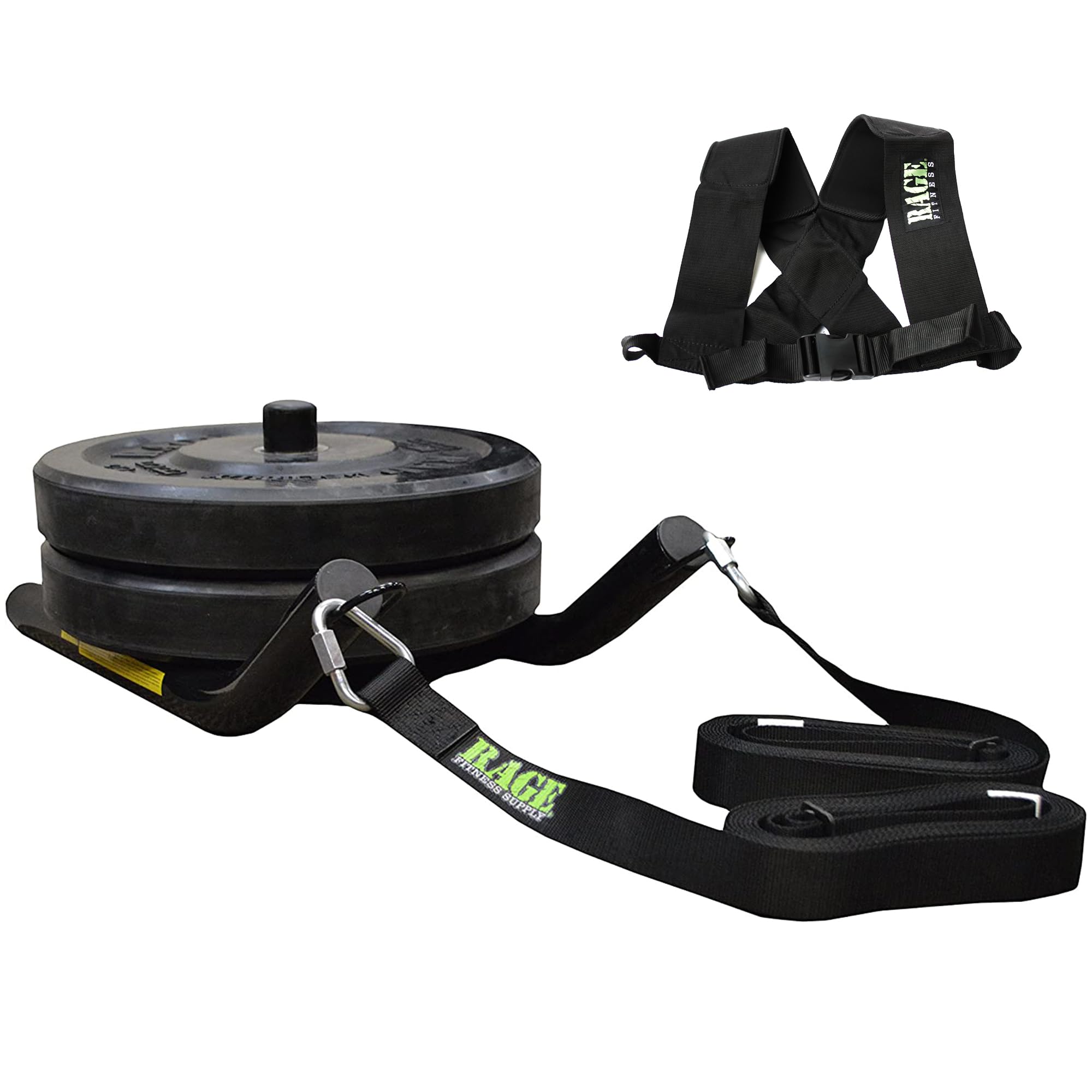 Best Weight Sled for Speed Training - Heavy Duty Pull Sled Workout Equipment for Strength & Athletic Performance - Fits Standard 2
