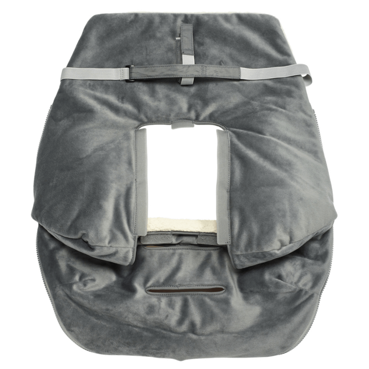 JJ Cole Original Bundle Me Infant Car Seat Cover - Soft & Warm Baby Blanket for Winter - Perfect for Strollers, Car Seats & Outdoor Adventures