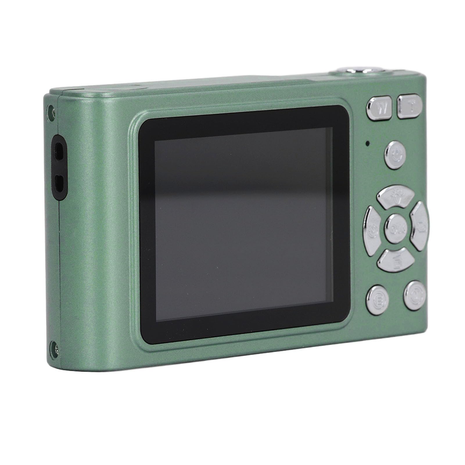 48MP Professional Vlogging Camera with 2.5K Resolution - Dual Lens Digital Camera for YouTube, Travel & Home Videos (Green) - Perfect for Content Creators, Travel Vlogging & Family Moments