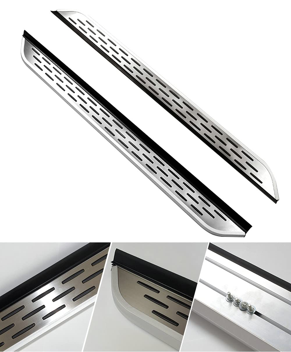 2PCS Aluminum Running Boards Side Steps Nerf Bars for 2020-2021 Ford Escape Kuga - Durable Side Pedals & Vehicle Protection - Perfect for Off-Roading, Daily Commuting & Family Adventures