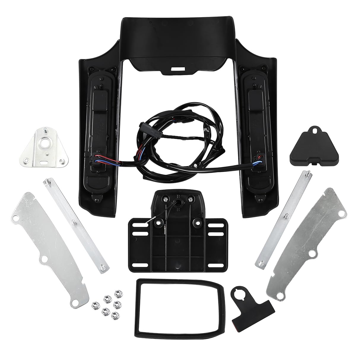 Harley Touring LED Brake Running Turn Signal Lights - Rear Fender Fascia Set Compatible with Road King, Road Glide, Street Glide, Electra Glide Ultra Limited (2014-2023) - Enhanced Visibility & Safety for Night Riding & Group Tours