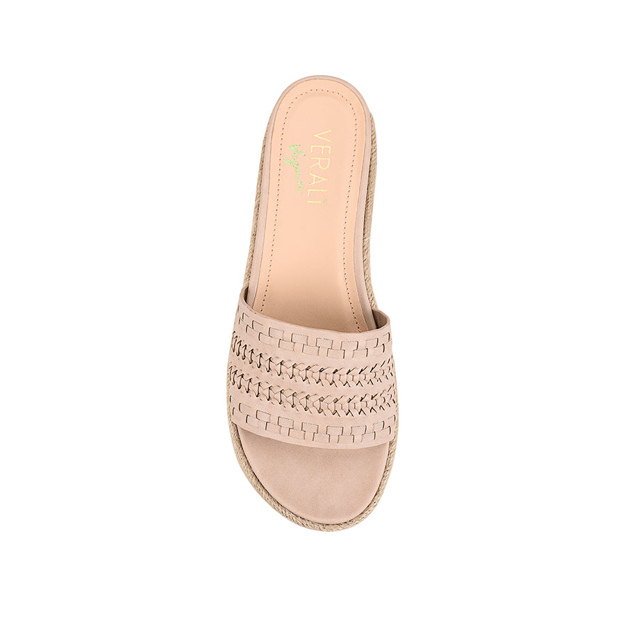 Denver Footbed Slides - Comfortable Arch Support Sandals for Women, Blush Pink | Perfect for Home, Pool, Beach & Casual Wear