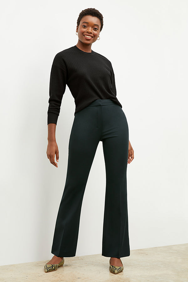 Horton Pant - Washable Wool Twill Pants for Men | Comfortable & Durable | Perfect for Office, Travel & Casual Wear (Forest Green)