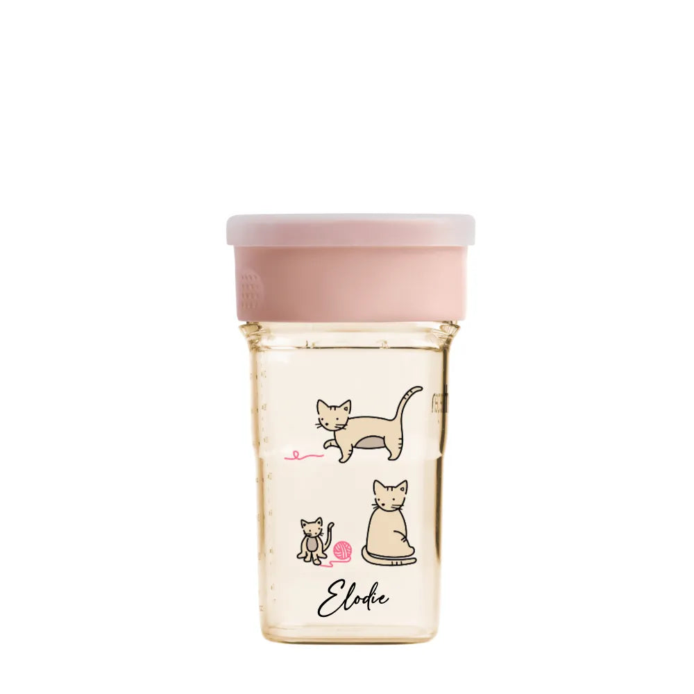 Hegen Baby Bottle - Customizable & Leak-Proof - Perfect for Breastfeeding, Travel & Daycare - BPA-Free Infant Feeding Solution