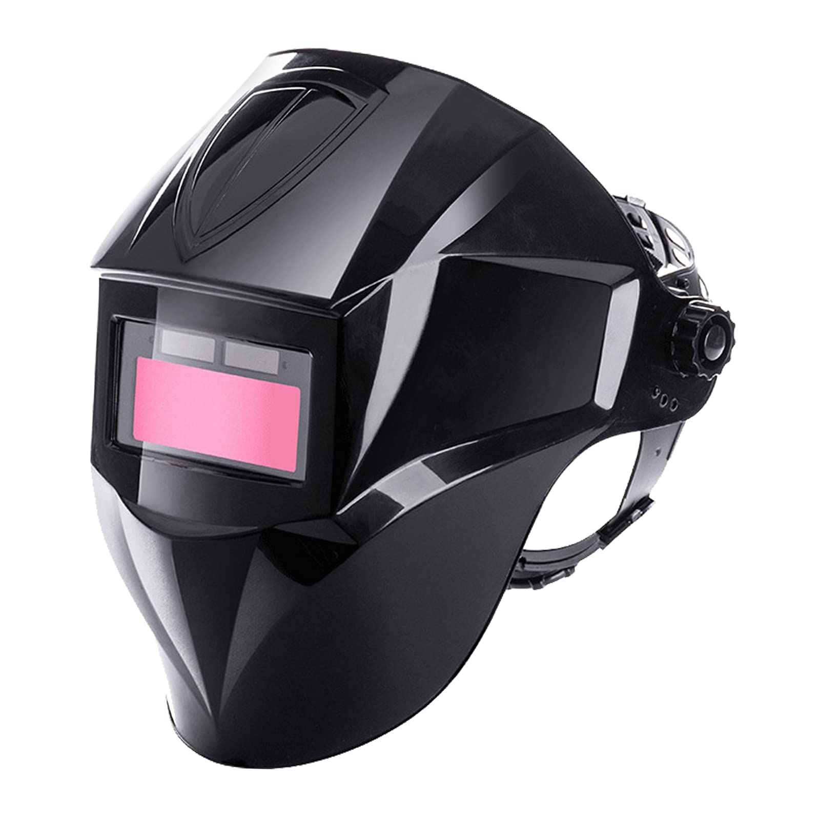 Kloware Solar Auto Darkening Welding Helmet with Adjustable Lens - Perfect for Arc Welding, Metal Fabrication & DIY Projects