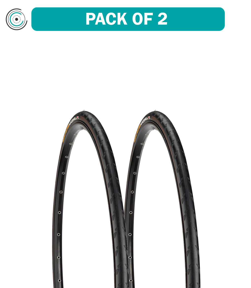 2 Pack Continental Gator Hardshell Black Edition Bike Tires - 700x28c Black Puncture Resistant Road Bike Tires for Commuting, Training & Urban Cycling - C1414128