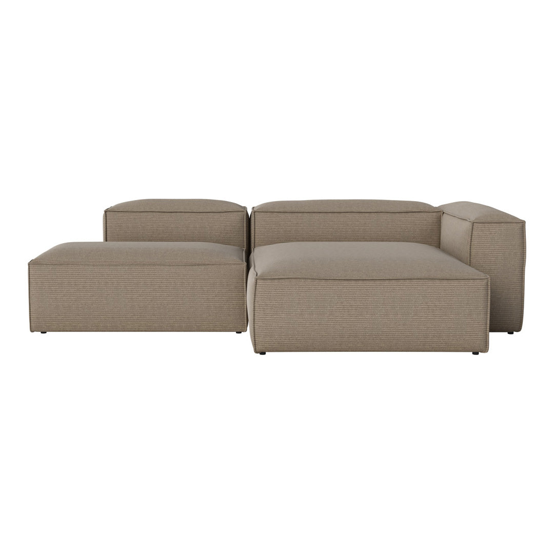 Cosima 2-Seater Sofa with Open End & Chaise Lounge - Modern Living Room Furniture for Small Spaces & Apartments