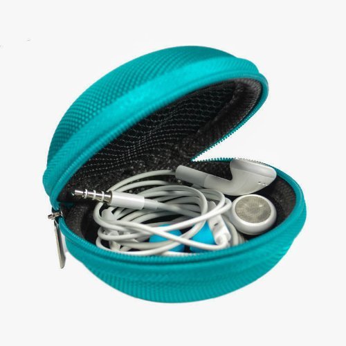 Wireless Earbuds Case - Shockproof Hard Shell Headphone Storage Box (Hot Pink) | Perfect for Travel, Gym & Daily Protection of AirPods & Bluetooth Earphones