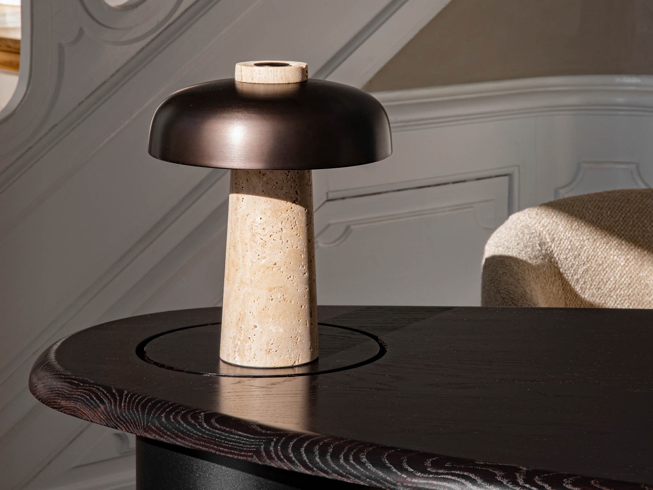 Modern LED Reverse Table Lamp - Adjustable Brightness for Bedroom, Office & Study - Perfect for Reading, Working & Relaxing