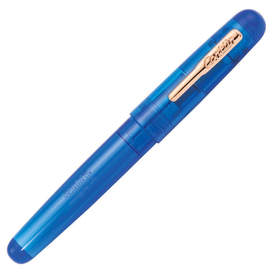 Conklin All American Demonstrator Fountain Pen - Special Eyedropper Edition in Blue | Premium Writing Instrument for Calligraphy, Journaling & Gift Giving