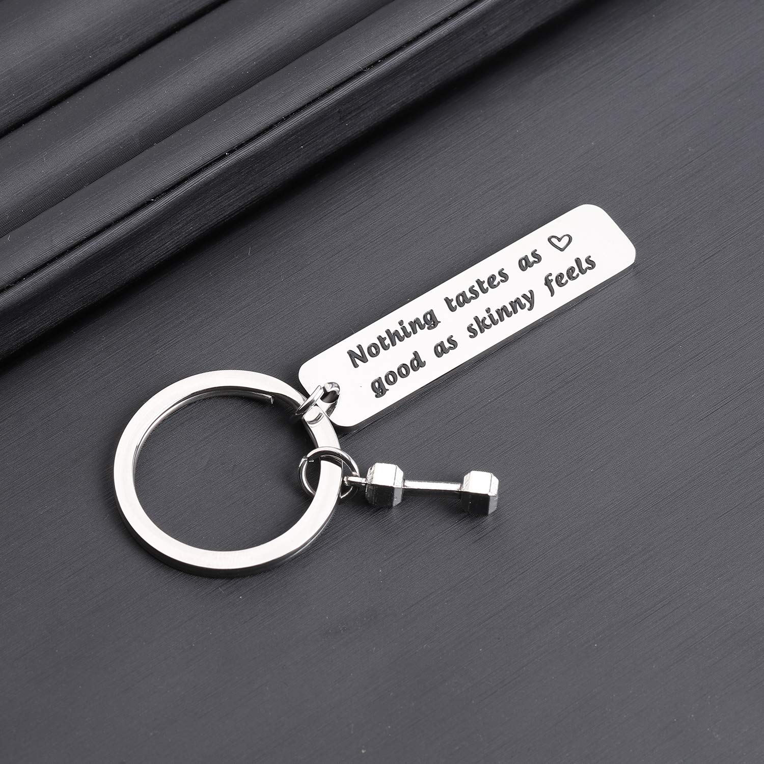 MYOSPARK Motivational Fitness Keychain - Inspirational Gift for Trainers, Weight Loss & Bodybuilding - Perfect for Gym, Workout & Sports Enthusiasts