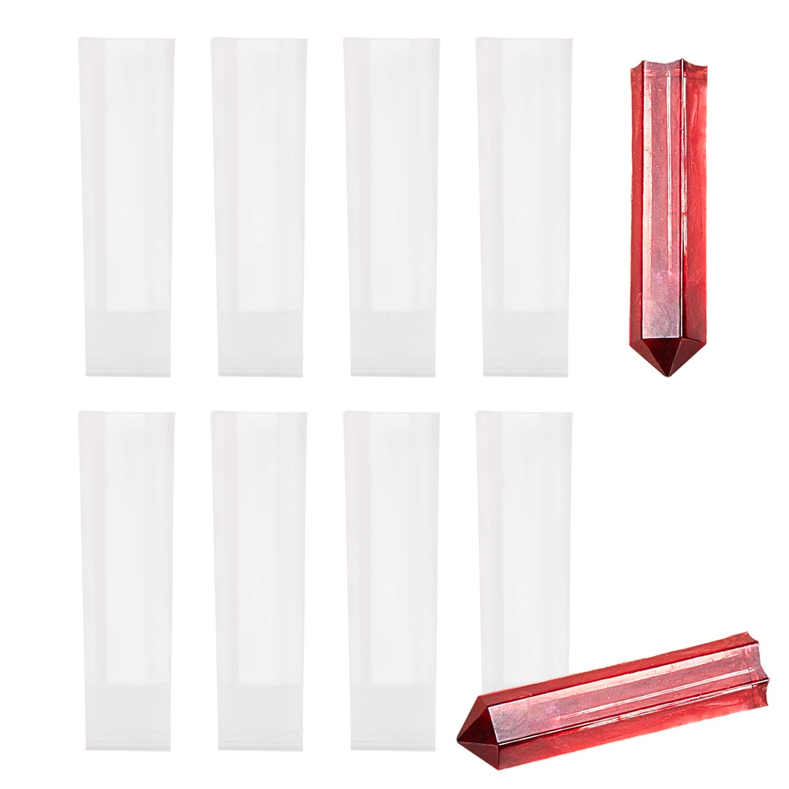 10PCS Bullet Silicone Molds for Resin Casting - DIY Jewelry Making Kit for Necklace, Bracelet & Earrings - Perfect for Crafters, Gift Making & Unique Accessories
