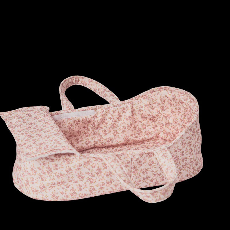 Dinkum Dolls Baby Carry Cot Meadow - Portable Infant Bassinet for Newborns & Toddlers - Perfect for Travel, Napping & Outdoor Adventures