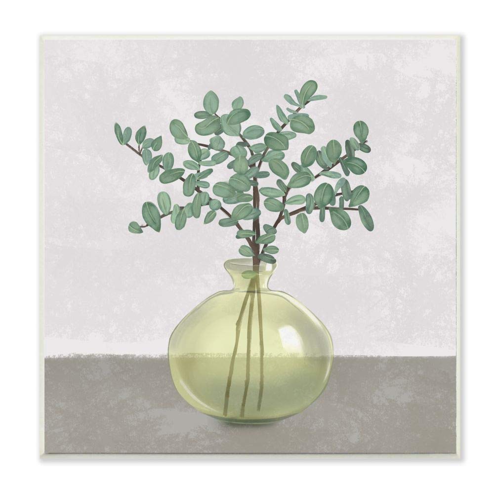 Stupell Industries Grey Neutral Plant in Vase Wall Art Plaque - 12
