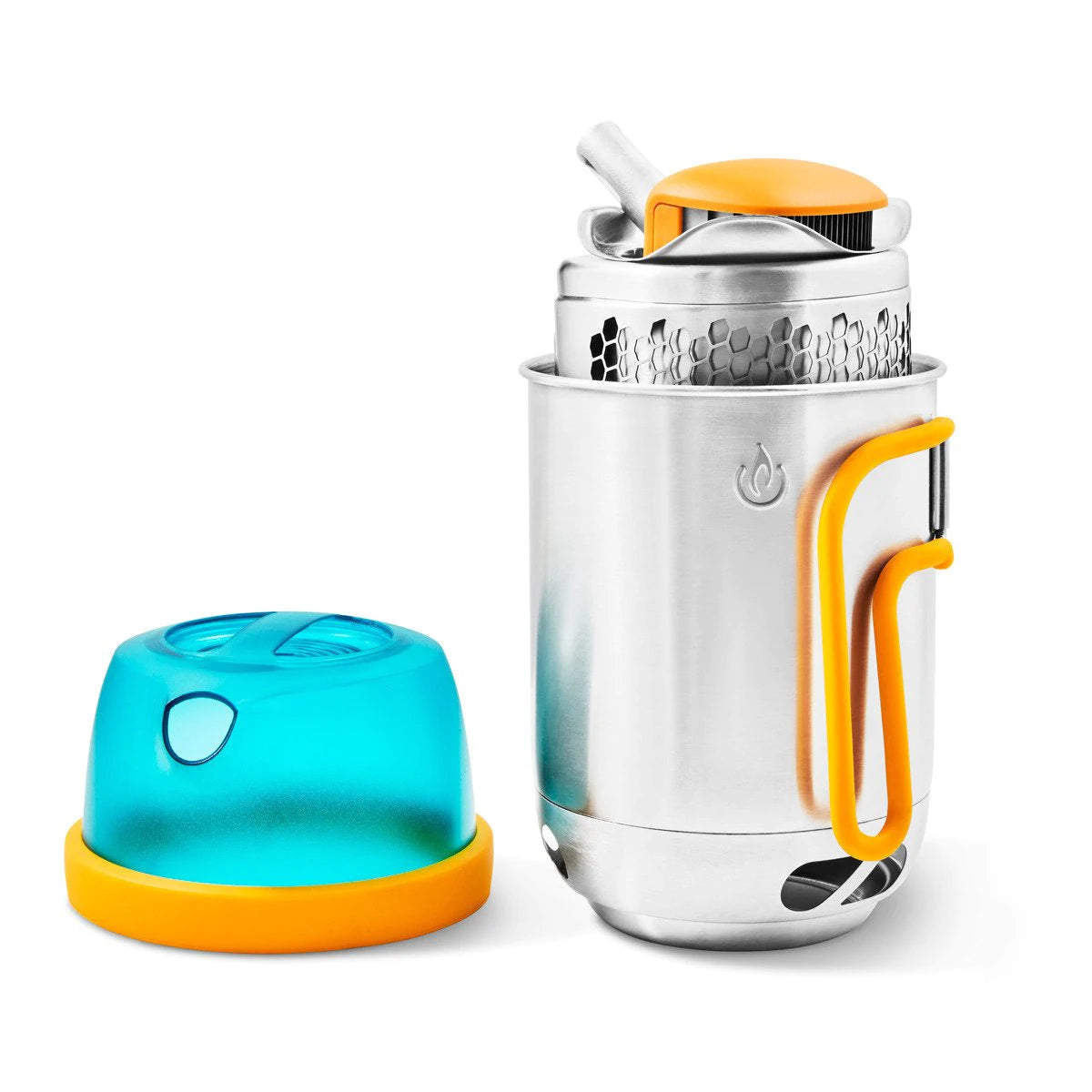 Portable Camping Stove Kettle Pot & Coffee Set - Lightweight Stainless Steel for Outdoor Hiking, Backpacking, and Picnics