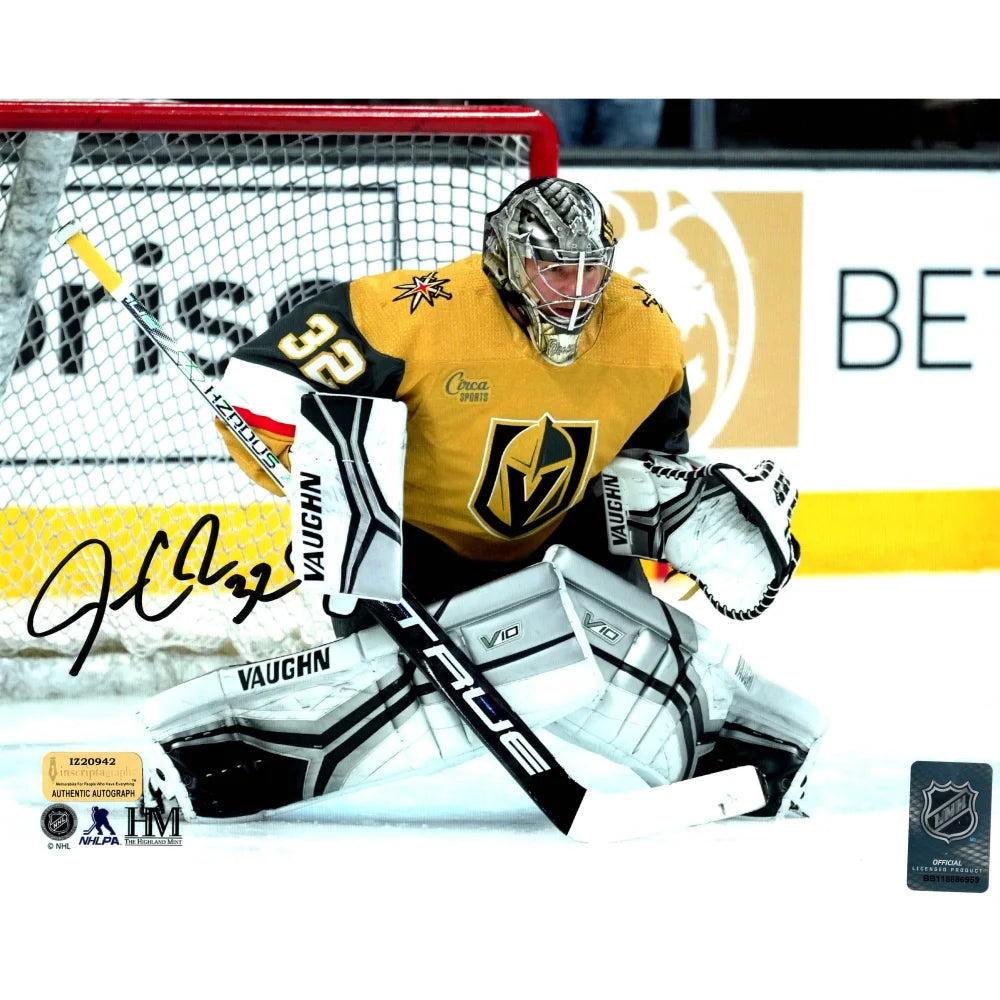 Jonathan Quick Autographed Vegas Golden Knights 8x10 Photo with COA - IGM Certified Signed Memorabilia for Hockey Fans & Collectors - Perfect for Man Cave, Sports Room Decor or Gift for NHL Enthusiasts