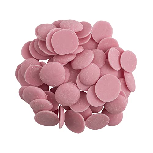 OliveNation Pink Strawberry Candy Coating Wafers - Gluten-Free Melting Chocolate for Baking, Cookies, Muffins, Cakes & Ice Cream - 22.05 oz - Perfect for DIY Desserts, Party Treats & Holiday Baking