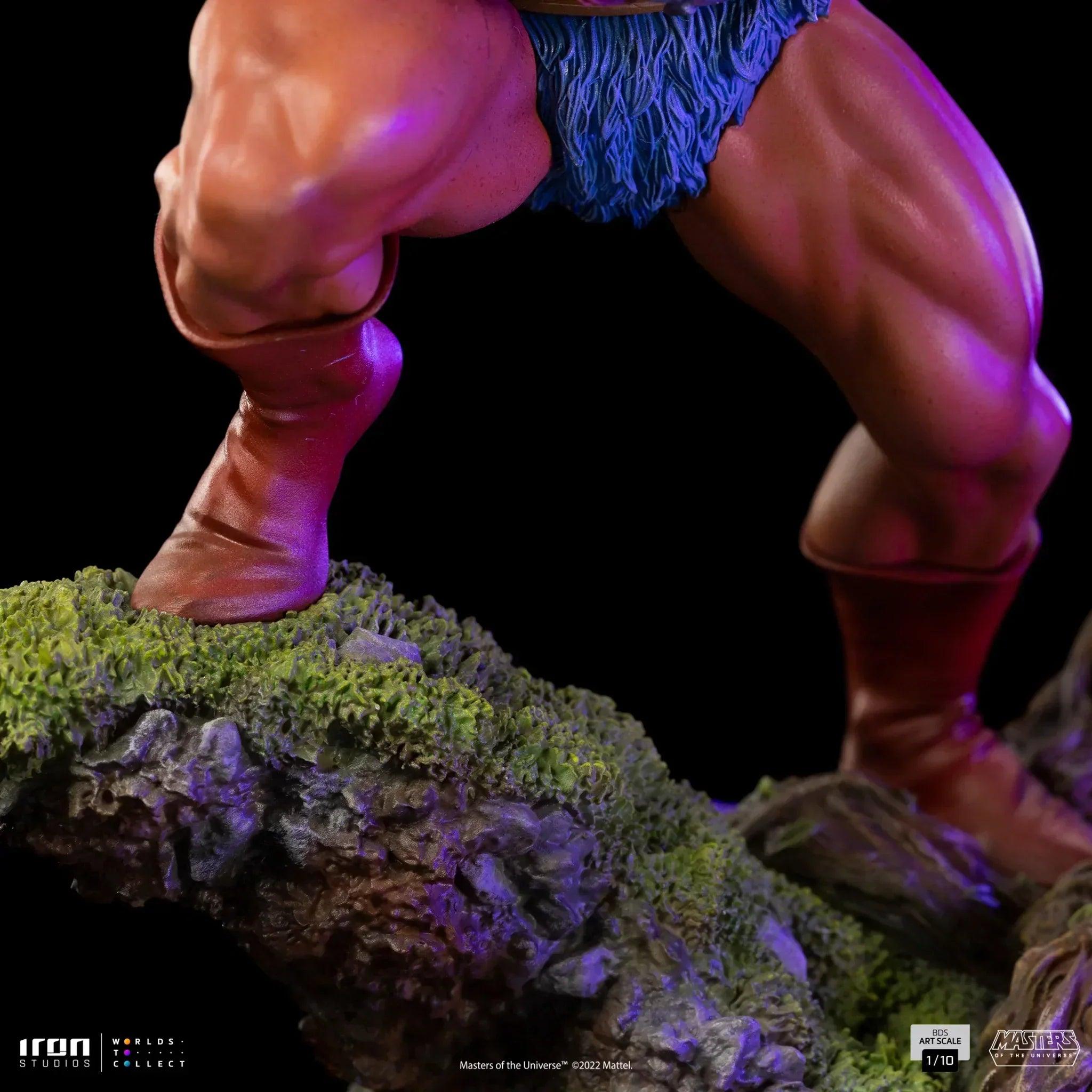 Iron Studios Masters of the Universe Beast Man BDS Art Scale 1/10 Statue - Collectible Action Figure for Display & Home Decor