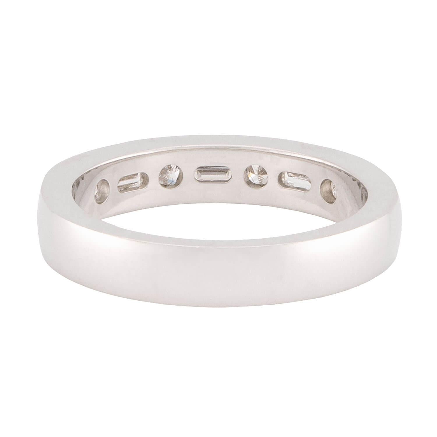 14K Gold Diamond Half Eternity Ring for Women - Elegant Wedding Band, Anniversary Gift, Promise Ring for Her - Perfect for Engagement, Valentine's Day & Special Occasions