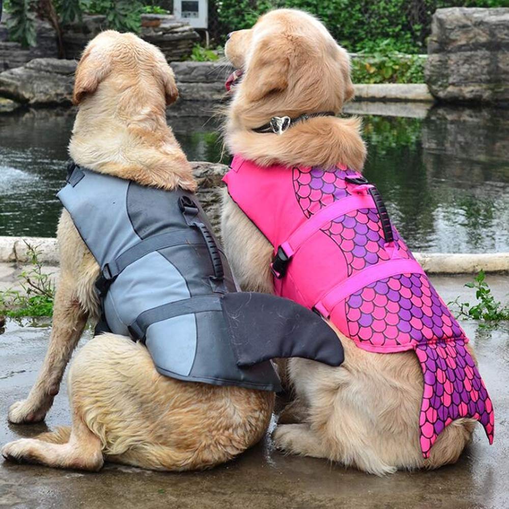 Dog Life Jacket for Swimming - Pet Safety Vest with Handle for Training & Boating