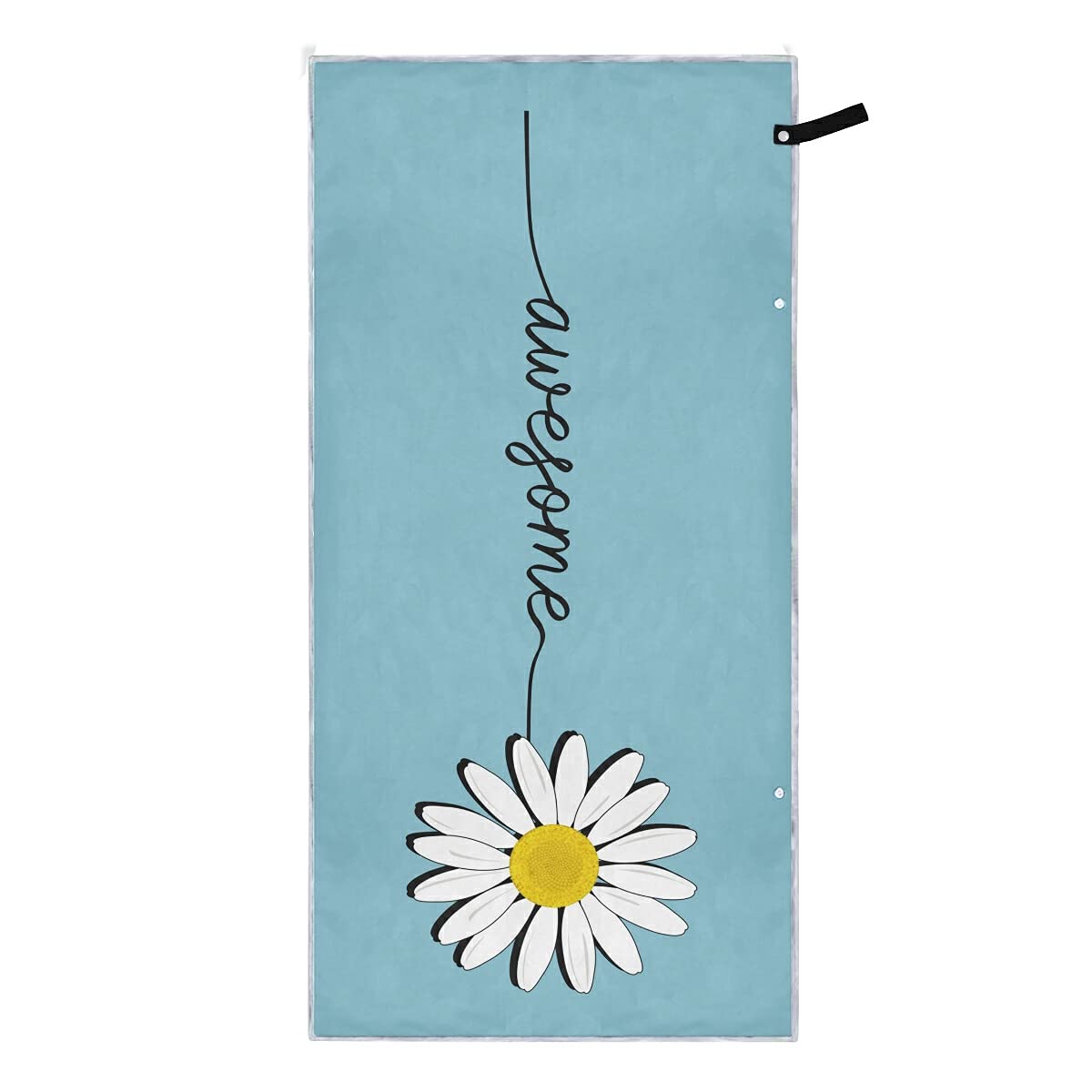 JUNZAN Daisy Beach Towel for Adults - Sand Free, Fast Dry, Super Absorbent Pool Towel for Beach, Pool, and Outdoor Adventures