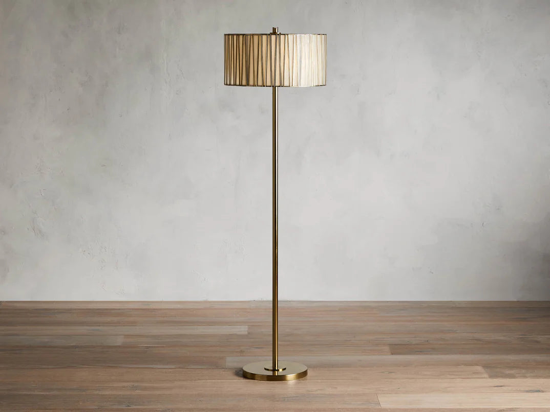 Bonita Modern Floor Lamp - Adjustable Brightness LED Standing Light for Living Room, Bedroom & Office - Warm White & Cool White Dimmable Reading Light