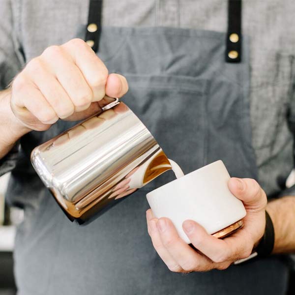 Fellow Monty Latte Art Cups - 8oz Ceramic Coffee Cups for Espresso & Cappuccino - Perfect for Home Baristas, Coffee Shops & Gifts - Enjoy Professional Latte Art at Home or Cafe